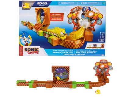 Go Go Racers Deluxe Sonic the Hedgehog 3 – závodní dráha s mini vozidlem