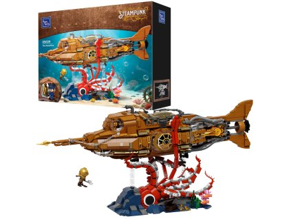 Pantasy konstrukční stavebnice Steampunk ponorka Nautilus 2552 dílků