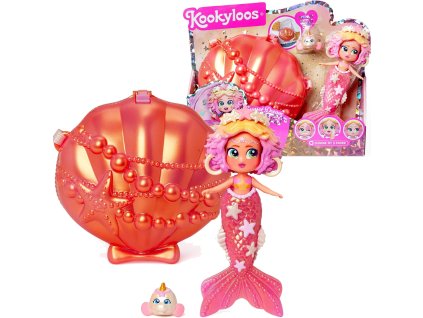 KookyLoos Sunset Fantasy Mermaid figurka mořské víly s kabelkou a doplňky