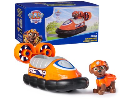 Tlapková patrola 2v1 sada – figurka Zuma + ekologické vznášedlo