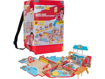 Pokémon Beach Battle batoh – přenosná oficiální skládací herní sada