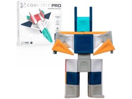 CONNETIX Pro Constructor Set – kreativní magnetické kostky 70 dílků