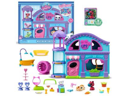 Littlest Pet Shop sada Domek mazlíčků – figurky + doplňky
