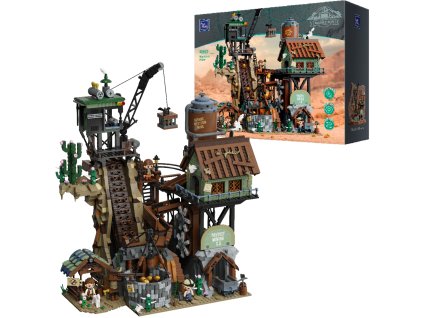 Pantasy konstrukční stavebnice Zlatý důl Western Mine 2990 dílků