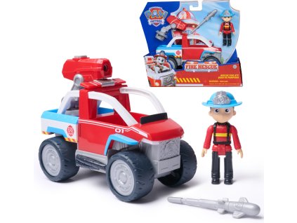 Tlapková patrola Fire Rescue – Ryderova čtyřkolka ATV se střelovačem + figurka