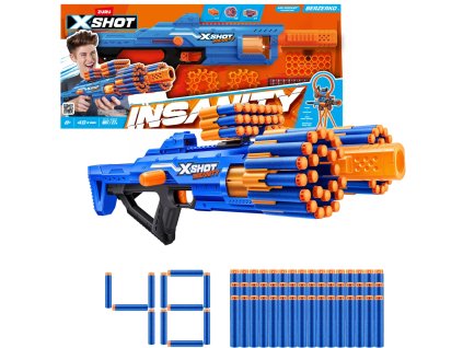 Zuru XShot Insanity Berzerko blaster se zásobníkem + 48 pěnových šipek