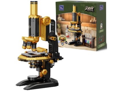 Pantasy konstrukční stavebnice Retro mikroskop 1107 dílků