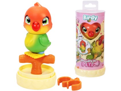 Pamper Petz interaktivní ptáček Birdy 13 cm + doplněk