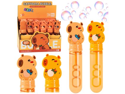 Bublifuk kapybara – 3 otvory na bubliny 35 ml mix