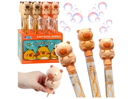 Bublifuk – velká teleskopická tyč, kapybara, 35 cm, 120 ml