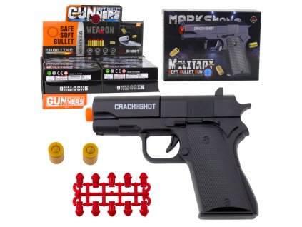 Mini pistole – zbraň na náboje, černá, 13,5 cm