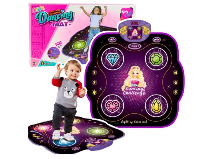 Interaktivní hudební taneční podložka pro děti s Bluetooth – 9 herních úrovní