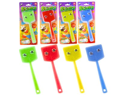 Gumová dětská hračka – past na umělé mouchy, mix