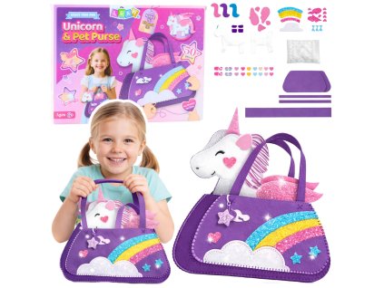DIY kreativní sada – šití tašky s jednorožcem, 50 ks