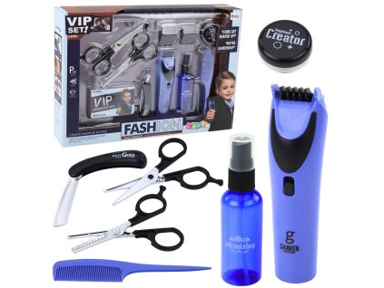 Malý kadeřník – sada nůžky, strojky, příslušenství, 10 ks