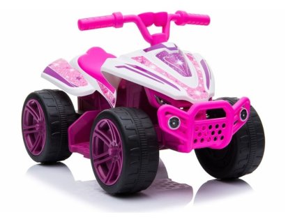 TR1805 Electric Ride-On Quad Bílo-růžová