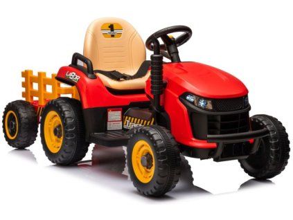 BBH-030 Červený bateriový traktor