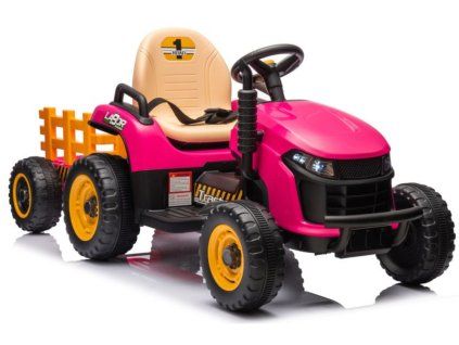 Traktor na baterie BBH-030 růžový