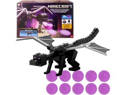 Minecraft Ender Dragon Attack Figure Set "Dračí dech" 55 cm
