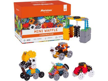 Sada stavebnic Mini Waffle Constructor 400 dílků Marioinex