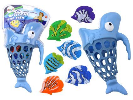 Rybářský koš Shark Fish Holder Blue