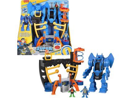 DC Super Friends Batman robot Velitelské centrum + 2 figurky HML02