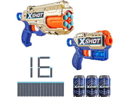 X-Shot Excel Royale Chrome Edition 2 ks Reflex 6 + Kickback 36486