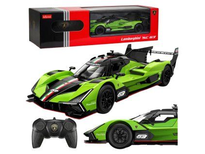 Lamborghini SC63 RC auto zelené Rastar 1:24