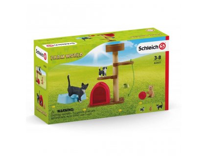 Škrabací sada pro kočky Schleich 42501