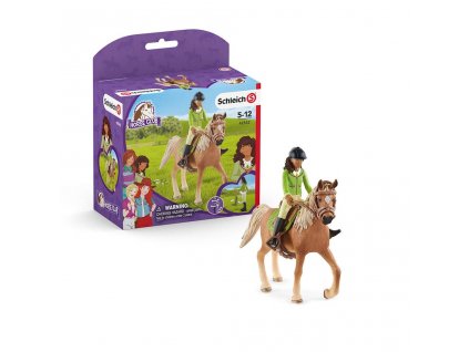 Schleich Koňský klub Sarah a Mystery 42542