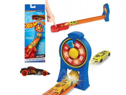 Hot Wheels Kaskadérské kousky Akční kolo zatoč a vyhraj FWM85-HDR81