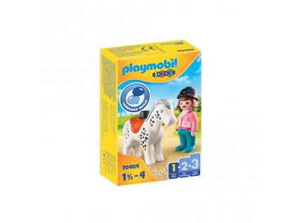 Playmobil 70404 Žokejka s koněm