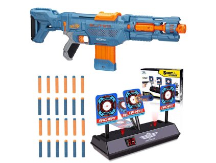 Nerf Elite 2.0 Echo CS-10 E9533 + elektronický terč 3 cíle