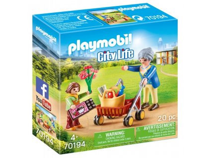 Playmobil 70194 Babička s chodítkem
