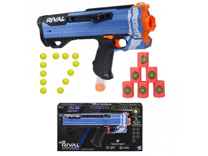 Nerf Rival Helios XVIII-700 modrá E3379 + 10 míčků + terče