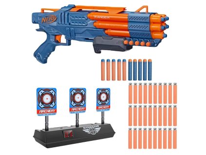 Nerf Elite 2.0 Ranger PD-5 F4186 + 30 šípů accustrike + elektronický terč