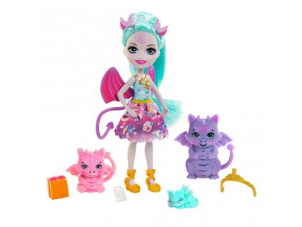 Mattel Enchantimals rodinka Deanna Dragon GYJ09