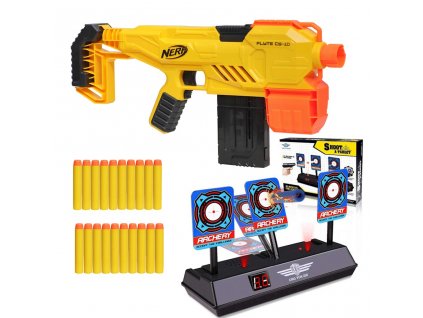 Nerf Alpha Strike Flyte CS-10 E8696 + Elektronický terč 3 cíle