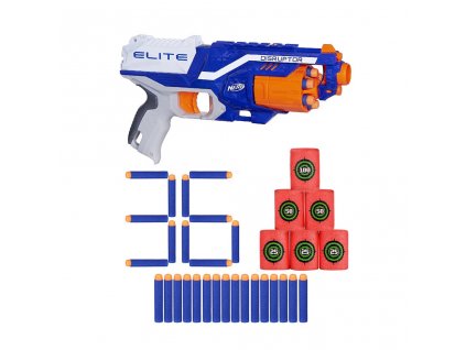 Nerf N-Strike Elite Disruptor + 30 šipek + terče