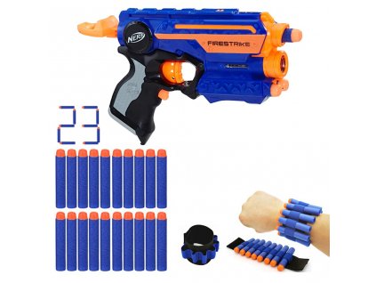 Nerf N-Strike Elite Firestrike + 20 šipek + páska na ruku