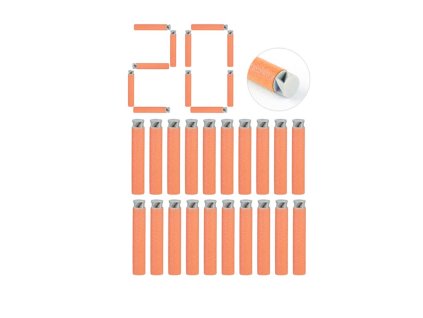 Alternativní šípy pro Nerf - 20 šípů Accustrike pro odstřelovače