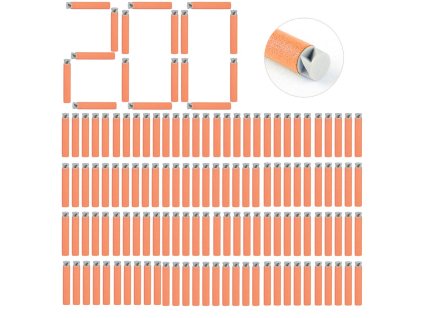 Alternativní šípy pro Nerf - 200 ks Accustrike pro odstřelovače