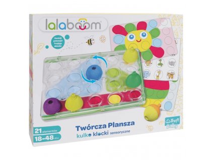 Lalaboom Kreativní deska na míče a bloky 61358