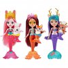 Mattel Enchantimals Královské mořské panny 3pack set + zvířata HCF87