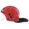 Klein Helmet Hasičská přilba MSA s odklápěcím okénkem červená