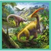 Trefl Puzzle 3v1 Neobyčejný svět dinosaurů 34837 106 prvků