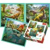 Trefl Puzzle 3v1 Neobyčejný svět dinosaurů 34837 106 prvků