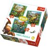 Trefl Puzzle 3v1 Neobyčejný svět dinosaurů 34837 106 prvků