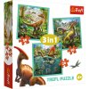 Trefl Puzzle 3v1 Neobyčejný svět dinosaurů 34837 106 prvků