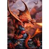 Puzzle 1000 Fantasy Collection Ohnivý drak Trefl Anne Stokes Collection 12+